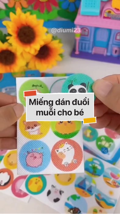 Miếng dán đuổi muỗi cho bé #VideoHangMevaBe#shopeestyle#ShopeeVideo#ShopeeCreator#LuotVuiMuaLien #diumi87
