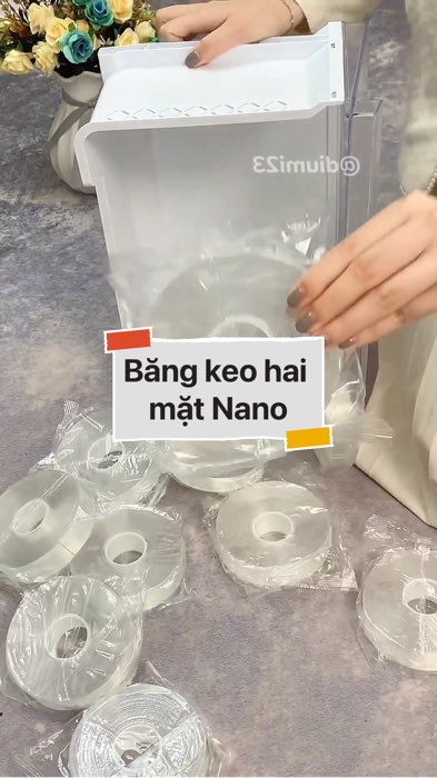Băng keo hai mặt Nano #VideohangDoiSong#ShopeeVideo#ShopeeCreator #LuotVuiMuaLien#KOLUyTin#Videomuasam #SandealcungKOL #diumi98