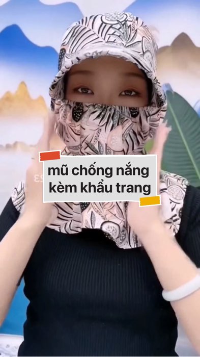 mũ chống nắng kèm khẩu trang #VideohangThoiTrang#shopeestyle#ShopeeVideo#ShopeeCreator#LuotVuiMuaLien#KOLUyTin #diumi100