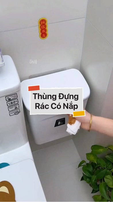 ￼Thùng Đựng Rác Có Nắp  #VideoHangGiaDung#shopeestyle#ShopeeVideo#ShopeeCreator #LuotVuiMuaLien #diumi143
