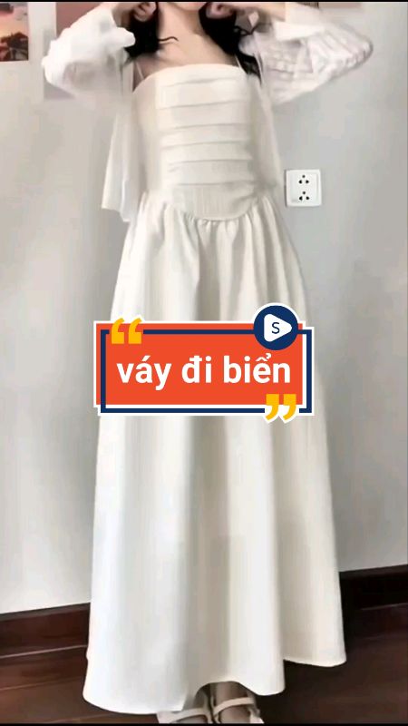 Váy xinh đi biển #vaydibien #HangMoiVe #videohangThoiTrang #LuotVuiMuaLien #sandealcungKOL #shopeeCreator #ShopeeVideo
