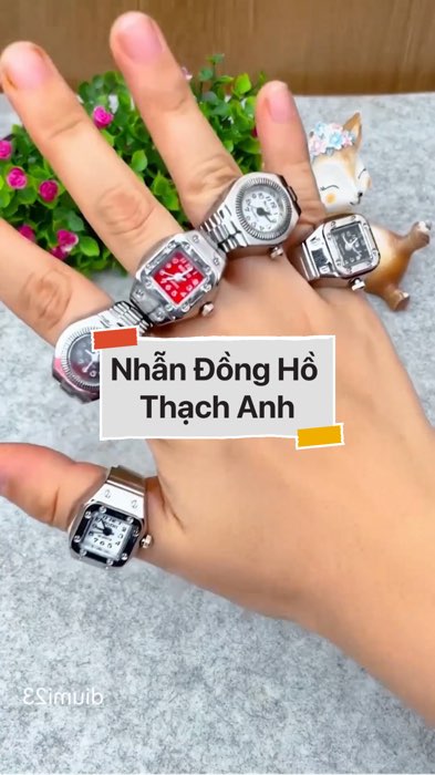 Nhẫn Đồng Hồ Thạch Anh Co Giãn #VideohangThoiTrang#shopeestyle#ShopeeVideo#ShopeeCreator#LuotVuiMuaLien#KOLUyTin #diumi261