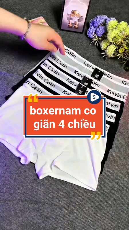 Quần boxer nam co giãn 4 chiều #sipnam #ShopeeCreator #sandealcungKOL #LuotVuiMuaLien #VideohangThoiTrang #HangMoiVe #ShopeeVideo