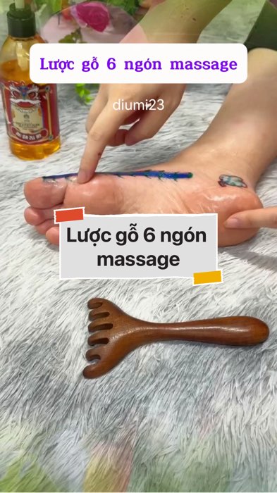 Lược gỗ 6 ngón massage #VideohangDoiSong#ShopeeVideo#ShopeeCreator #LuotVuiMuaLien#KOLUyTin#Videomuasam #SandealcungKOL #diumi316