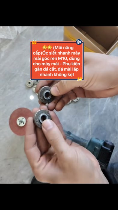 (Mới nâng cấp)Ốc siết nhanh máy mài góc ren M10, dùng cho máy mài  #ocsietmaymai #phukienmaymai #maymai