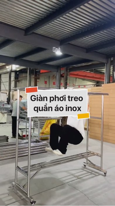 Giàn phơi treo quần áo inox #VideoHangGiaDung#shopeestyle#ShopeeVideo#ShopeeCreator #LuotVuiMuaLien #diumi179
