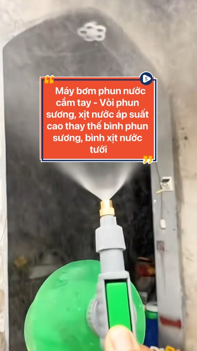￼￼Máy bơm phun nước cầm tay - Vòi phun sương, xịt nước áp suất cao  #maybomphunnuoc #voiphunsuong #voixit #voixitnuoc #voiphunnuoc #maybomcamtay