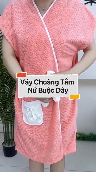 ￼Váy Choàng Tắm Nữ Buộc Dây #VideohangDoiSong#ShopeeVideo#ShopeeCreator #LuotVuiMuaLien#KOLUyTin#Videomuasam #SandealcungKOL #diumi281