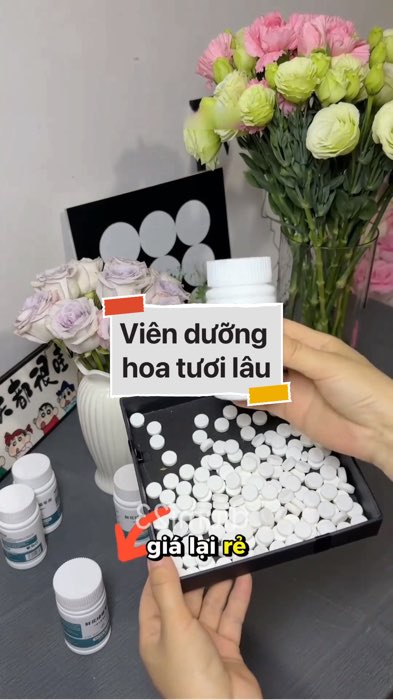 Viên dưỡng hoa tươi lâu #VideohangTieuDung #shopeestyle#ShopeeVideo#ShopeeCreator #LuotVuiMuaLien#KOLUyTin#Videomuasam #SandealcungKOL #diumi415