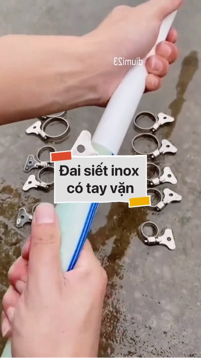 ￼Đai siết inox có tay vặn #VideohangDoiSong#ShopeeVideo#ShopeeCreator #LuotVuiMuaLien#KOLUyTin#Videomuasam #SandealcungKOL #diumi422