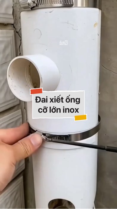 Đai xiết ống cỡ lớn inox #VideohangDoiSong#ShopeeVideo#ShopeeCreator #LuotVuiMuaLien#KOLUyTin#Videomuasam #SandealcungKOL #diumi426