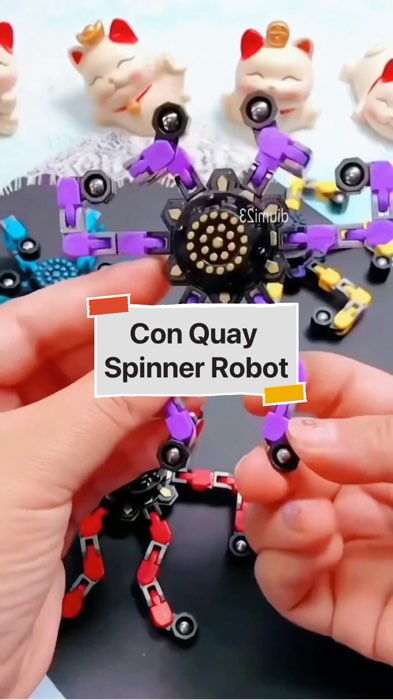 ￼Con Quay Spinner Robot #VideohangDoiSong#ShopeeVideo#ShopeeCreator #LuotVuiMuaLien#KOLUyTin#Videomuasam #SandealcungKOL #diumi453