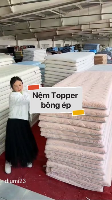￼Nệm Topper bông ép #VideoHangGiaDung#shopeestyle#ShopeeVideo#ShopeeCreator #LuotVuiMuaLien #diumi470