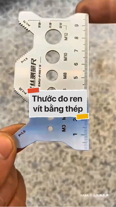 ￼Thước đo ren vít bằng thép #VideohangDoiSong#ShopeeVideo#ShopeeCreator #LuotVuiMuaLien#KOLUyTin#Videomuasam #SandealcungKOL #diumi505