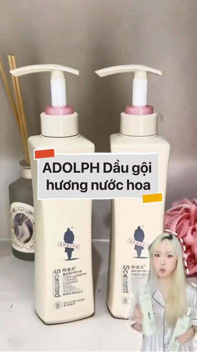 ￼ADOLPH Dầu gội hương nước hoa #VideohangLamDep#shopeestyle#ShopeeVideo#ShopeeCreator #LuotVuiMuaLien#KOLUyTin#Videomuasam #SandealcungKOL #diumi520
