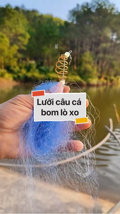 Lưới câu cá bom lò xo #VideohangDoiSong#ShopeeVideo#ShopeeCreator #LuotVuiMuaLien#KOLUyTin#Videomuasam #SandealcungKOL #diumi533