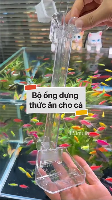￼Bộ ống đựng thức ăn cho cá #VideohangDoiSong#ShopeeVideo#ShopeeCreator #LuotVuiMuaLien#KOLUyTin#Videomuasam #SandealcungKOL #diumi558
