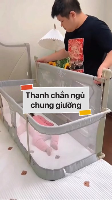 Thanh chắn ngủ chung giường cho bé #VideoHangMevaBe#shopeestyle#ShopeeVideo#ShopeeCreator#LuotVuiMuaLien #diumi561