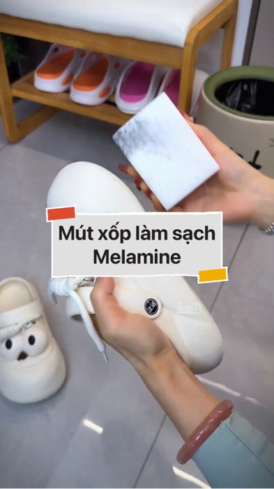 ￼Mút xốp Melamine làm sạch vết bẩn #VideohangTieuDung #shopeestyle#ShopeeVideo#ShopeeCreator #LuotVuiMuaLien#KOLUyTin#Videomuasam #diumi691
