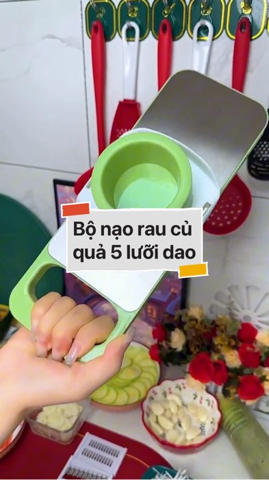 Bộ nạo rau củ quả 5 lưỡi dao #VideoHangGiaDung#shopeestyle#ShopeeVideo#ShopeeCreator #LuotVuiMuaLien #diumi755