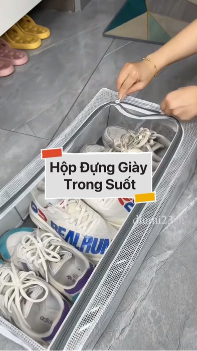 Hộp Đựng Giày Trong Suốt #VideoHangGiaDung#shopeestyle#ShopeeVideo#ShopeeCreator #LuotVuiMuaLien #diumi780