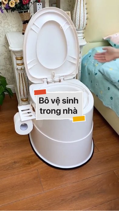 ￼Bô vệ sinh trong nhà cho người già bà bầu #VideoHangGiaDung#shopeestyle#ShopeeVideo#ShopeeCreator #LuotVuiMuaLien #diumi923