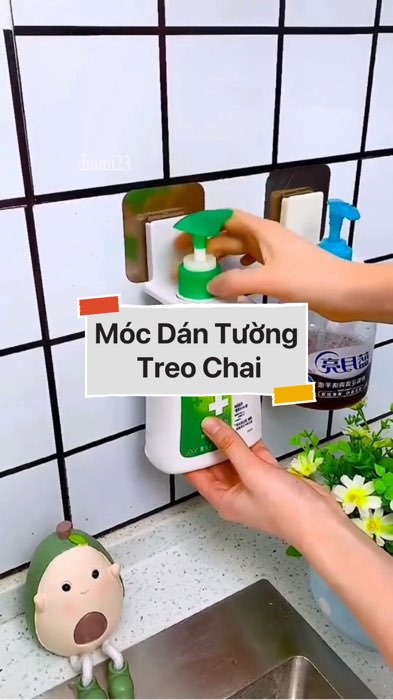 ￼Móc Dán Tường Treo Chai #VideoHangGiaDung#shopeestyle#ShopeeVideo#ShopeeCreator #LuotVuiMuaLien #diumi927