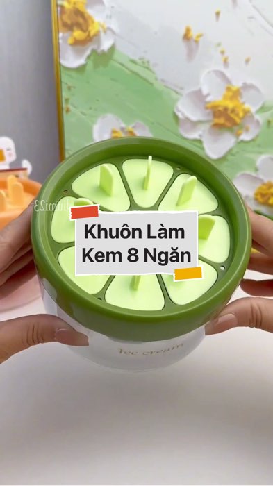 ￼Khuôn Làm Kem 8 Ngăn #VideohangDoiSong#ShopeeVideo#ShopeeCreator #LuotVuiMuaLien#KOLUyTin#Videomuasam #SandealcungKOL #diumi957