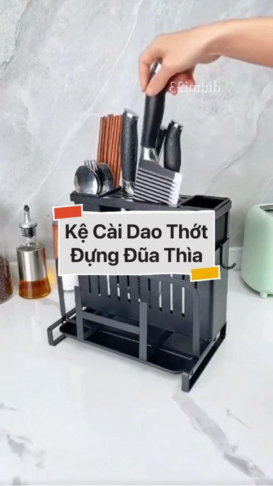 ￼Kệ Cài Dao Thớt, Đựng Đũa Thìa #VideoHangGiaDung#shopeestyle#ShopeeVideo#ShopeeCreator #LuotVuiMuaLien #diumi20
