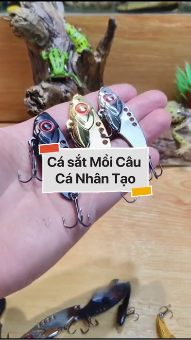 ￼Cá sắt Mồi Câu Cá Nhân Tạo #VideohangDoiSong#ShopeeVideo#ShopeeCreator #LuotVuiMuaLien#KOLUyTin#Videomuasam #SandealcungKOL #diumi71