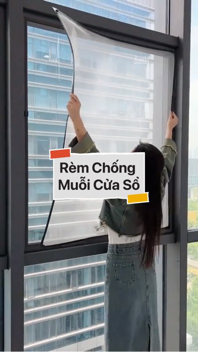 Rèm Chống Muỗi Cửa Sổ #VideohangNhaCua#shopeestyle#ShopeeVideo#ShopeeCreator #LuotVuiMuaLien#KOLUyTin#Videomuasam #SandealcungKOL #diumi115