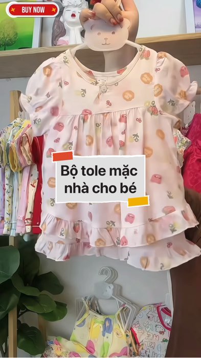 Bộ tole mặc nhà cho bé #VideoHangMevaBe#shopeestyle#ShopeeVideo#ShopeeCreator#LuotVuiMuaLien #diumi130
