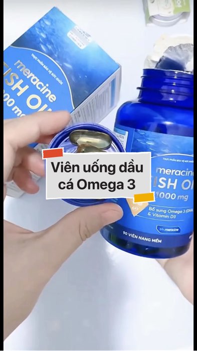 ￼Viên uống dầu cá Omega 3