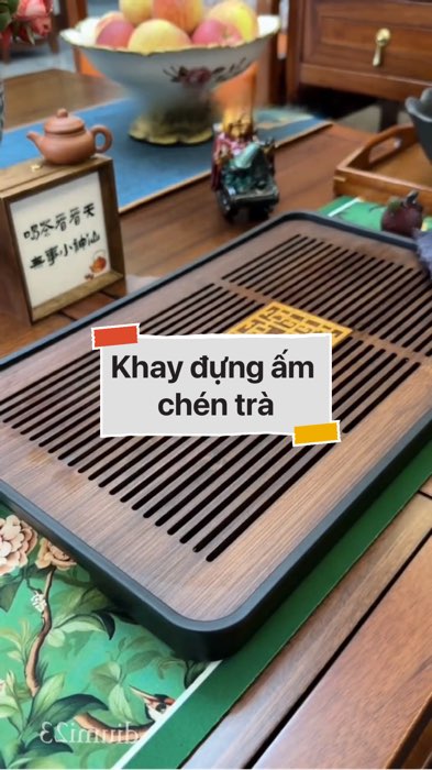 ￼Khay đựng ấm chén trà bằng tre #VideohangDoiSong#ShopeeVideo#ShopeeCreator #LuotVuiMuaLien#KOLUyTin#Videomuasam #SandealcungKOL #diumi215