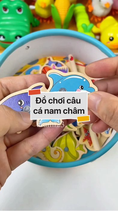 Đồ chơi câu cá nam châm #VideoHangMevaBe#shopeestyle#ShopeeVideo#ShopeeCreator#LuotVuiMuaLien #diumi756