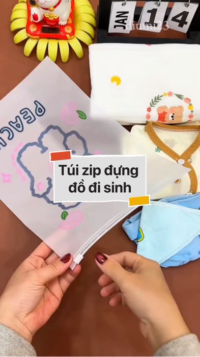Túi zip đựng đồ đi sinh #VideoHangMevaBe#shopeestyle#ShopeeVideo#ShopeeCreator#LuotVuiMuaLien #diumi778