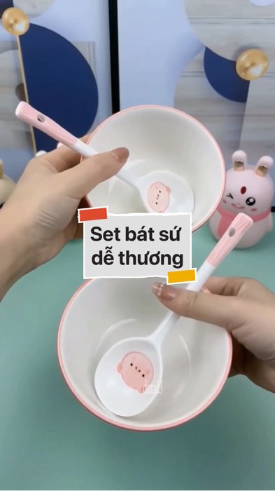 Set bát sứ dễ thương #VideohangTieuDung #shopeestyle#ShopeeVideo#ShopeeCreator #LuotvuiMuaLien#KOLUyTin#Videomuasam #SandealcungKOL #diumi822