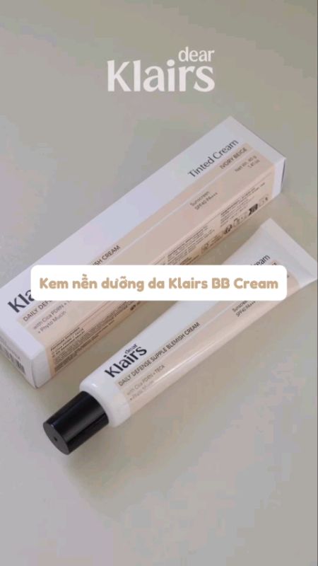Lớp nền mịn mướt với kem nền bb cream Dear Klairs #ShopeeVideo #LuotVuiMuaLien #ShopeeCreator #ShopeeLamDep #HangMoiVe #kemnen #klairs #makeup #âđn