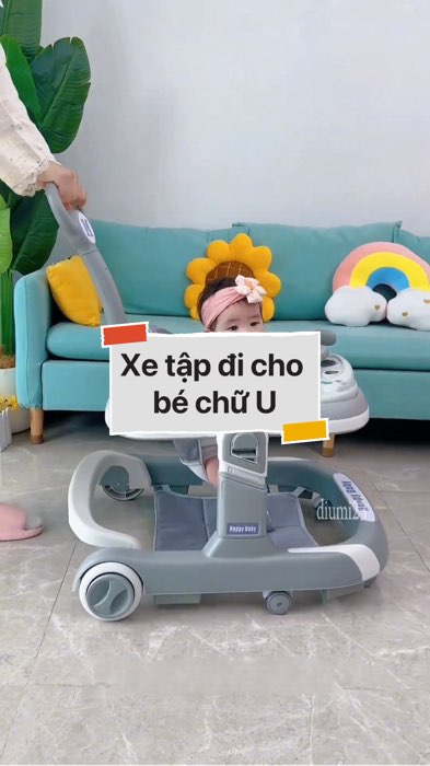 Xe tập đi cho bé chữ U #VideoHangMevaBe#shopeestyle#ShopeeVideo#ShopeeCreator#LuotVuiMuaLien #diumi825