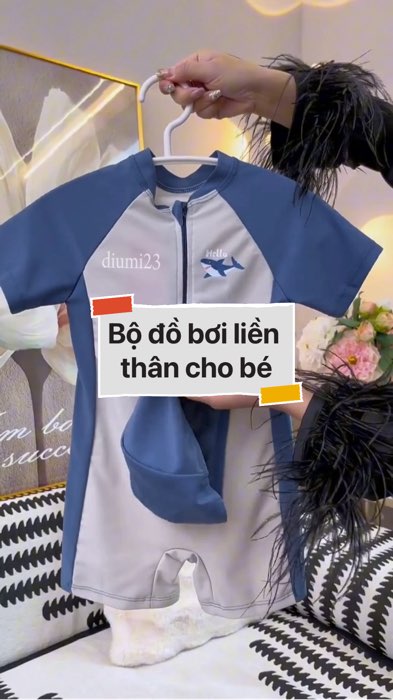 Bộ đồ bơi liền thân cho bé trai #VideoHangMevaBe#shopeestyle#ShopeeVideo#ShopeeCreator#LuotVuiMuaLien #diumi25
