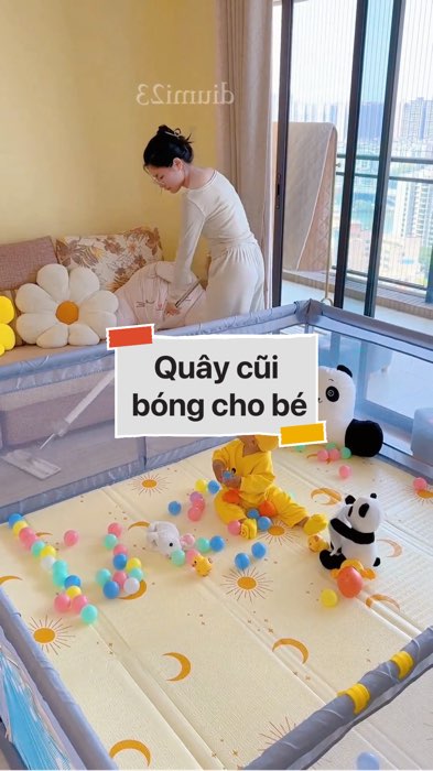 Quây bóng cho bé #VideoHangMevaBe#shopeestyle#ShopeeVideo#ShopeeCreator#LuotVuiMuaLien #diumi48