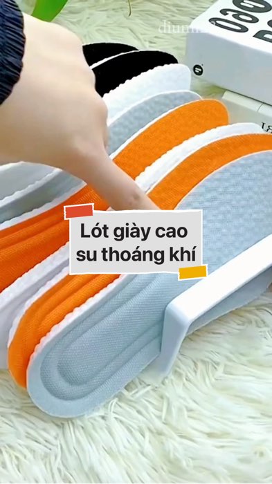Lót giày cao su thoáng khí #VideohangDoiSong#ShopeeVideo#ShopeeCreator #LuotVuiMuaLien#KOLUyTin#Videomuasam #SandealcungKOL #diumi60