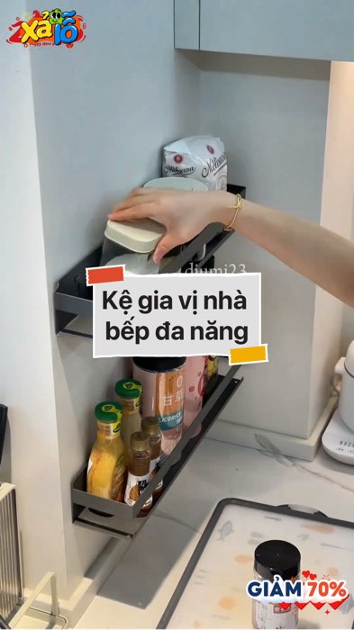 ￼Kệ gia vị nhà bếp đa năng #VideoHangGiaDung#shopeestyle#ShopeeVideo#ShopeeCreator #LuotVuiMuaLien #diumi131