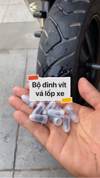 Bộ đinh vít vá lốp xe #VideohangDoiSong#ShopeeVideo#ShopeeCreator #LuotVuiMuaLien#KOLUyTin#Videomuasam #SandealcungKOL #diumi138