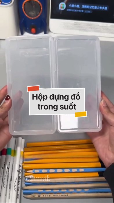 Hộp đựng đồ trong suốt #videohangvanphongpham#shopeestyle#ShopeeVideo#ShopeeCreator #LuotVuiMuaLien #diumi162