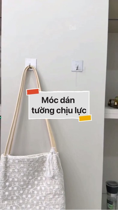 Móc dán tường chịu lực #VideoHangGiaDung#shopeestyle#ShopeeVideo#ShopeeCreator #LuotVuiMuaLien #diumi205