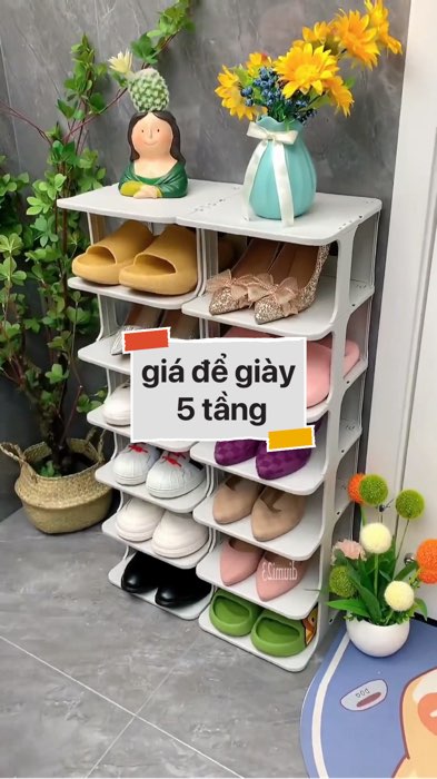 giá để giày 5 tầng đa năng #VideoHangGiaDung#shopeestyle#ShopeeVideo#ShopeeCreator #LuotVuiMuaLien #diumi210