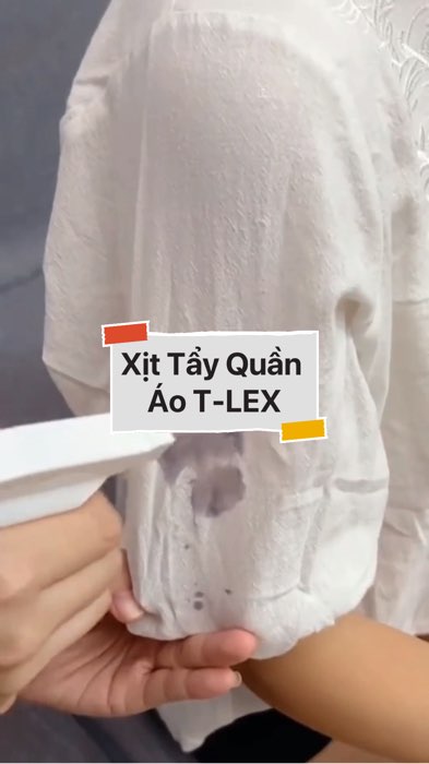 ￼Chai Xịt Tẩy Trắng Quần Áo T-LEX #VideohangDoiSong#ShopeeVideo#ShopeeCreator #LuotVuiMuaLien#KOLUyTin#Videomuasam #SandealcungKOL #diumi291