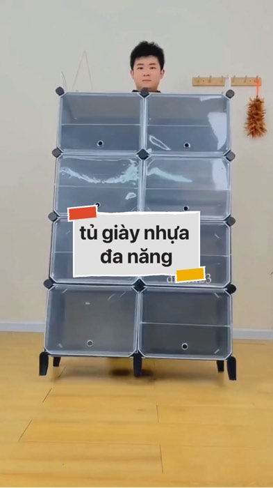 tủ giày nhựa lắp ghép đa năng #VideoHangGiaDung#shopeestyle#ShopeeVideo#ShopeeCreator #LuotVuiMuaLien #diumi325