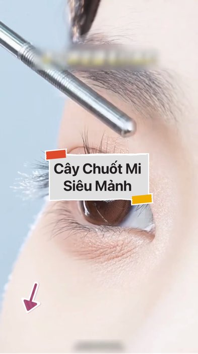 ￼Mascara Chuốt Mi Dài Không Lem Đầu Lược Siêu Mảnh, Cây Chuốt Mi Siêu Mảnh Không Vón Cục #diumi385